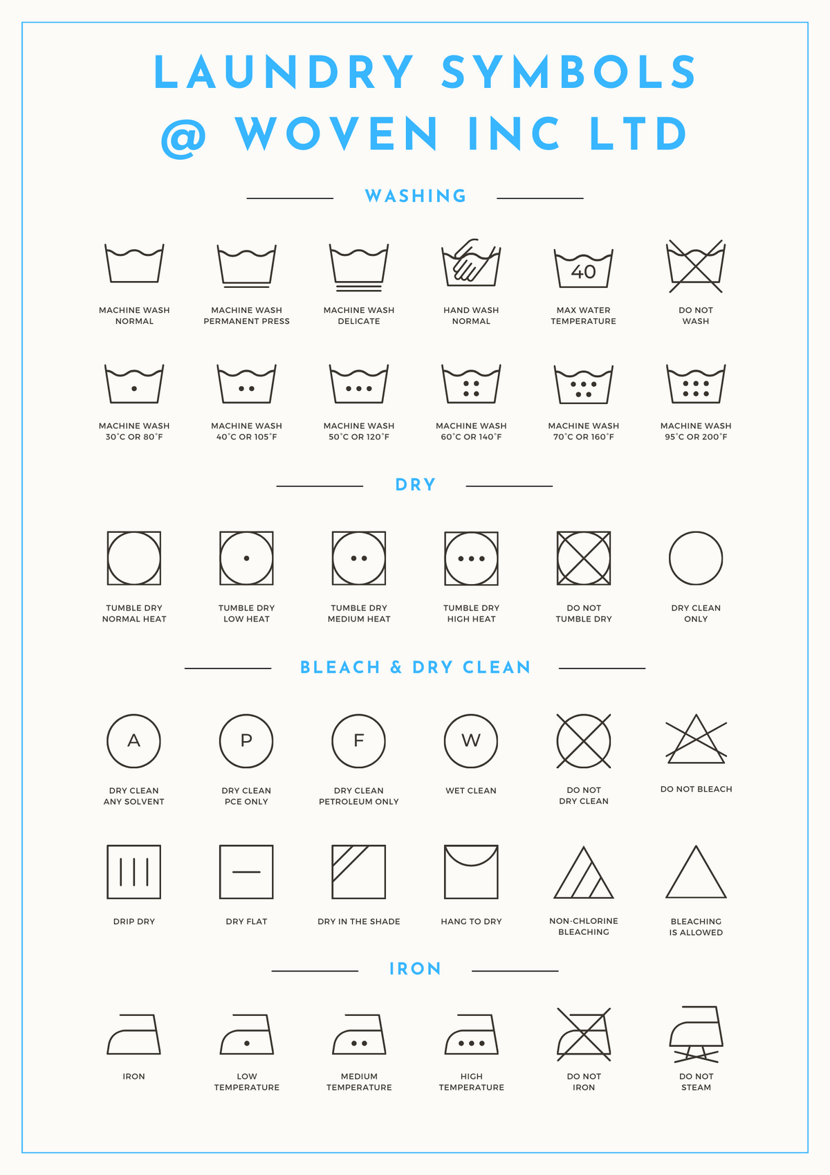 Laundry Pdf Essential Laundry Care Instructions - Getting The Best For You – Woven ...