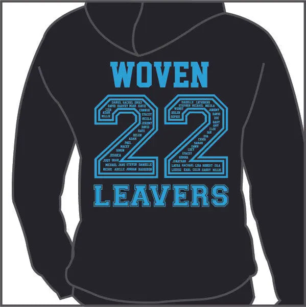 20 + Units Senior Leavers Hoodies // JH001 Awdis Adult Hoodies.