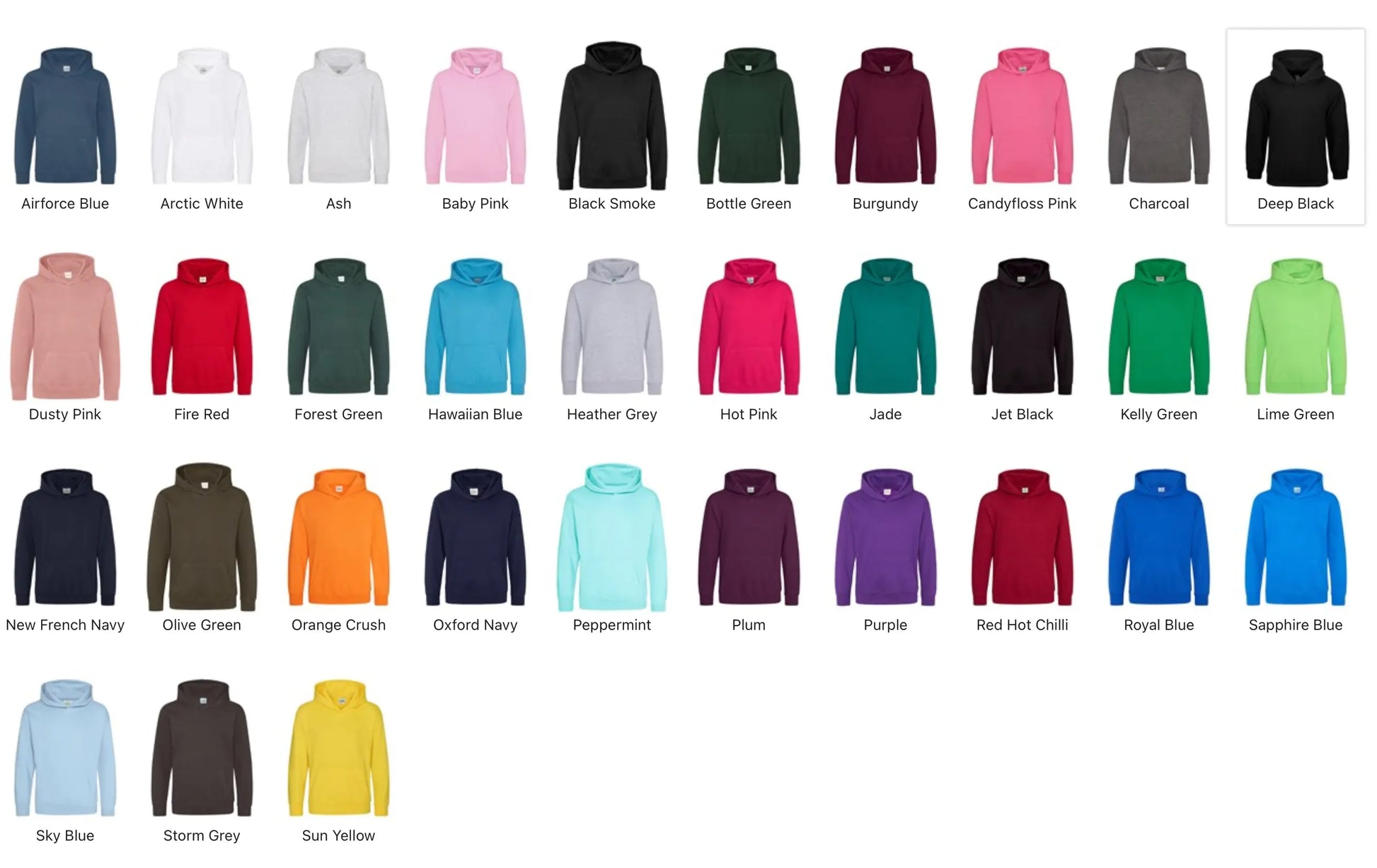 50+ Units Junior Leavers Hoodies // JH01J Awdis Kids.
