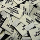 Customised Woven Labels.