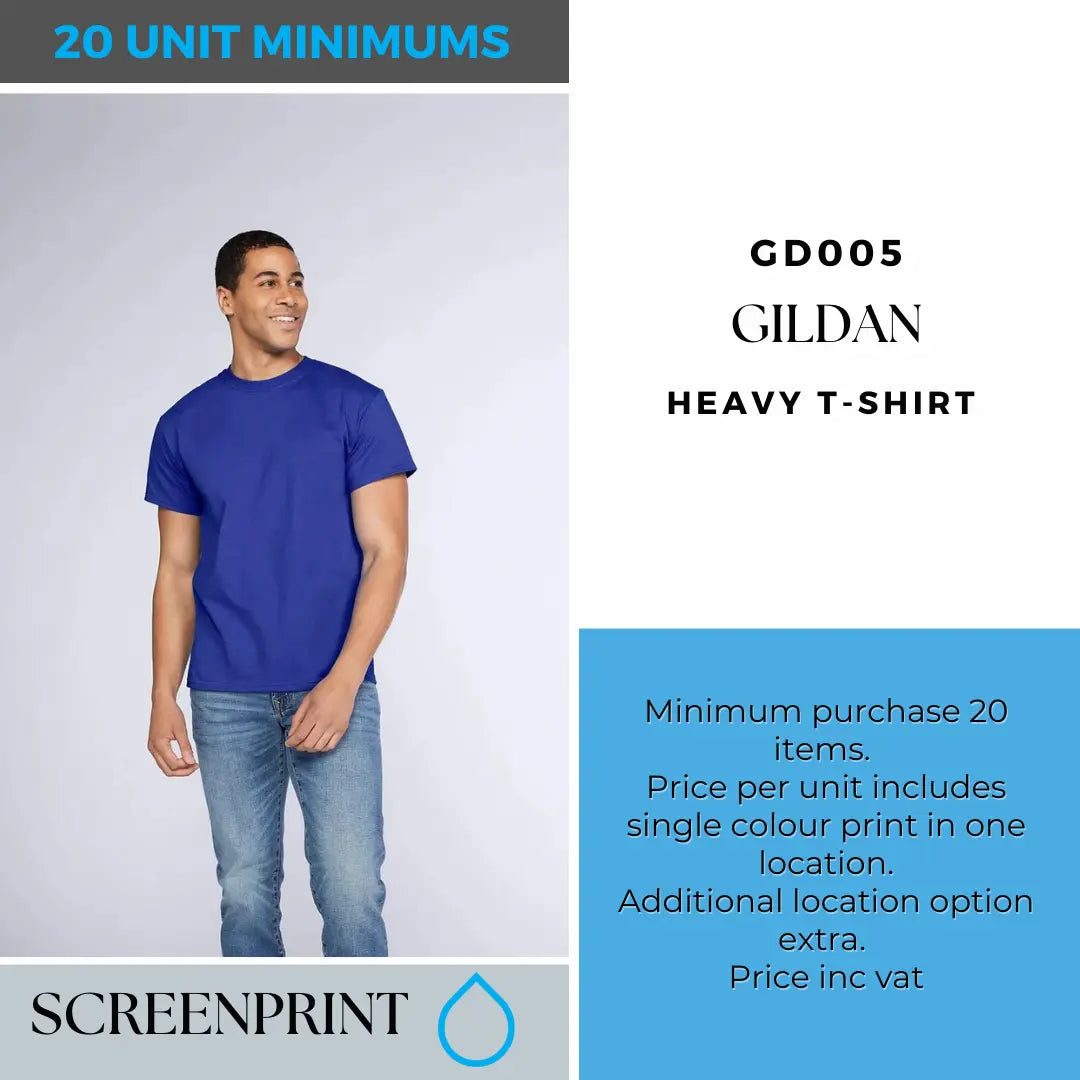 GD005 Gildan Heavy T-Shirt.