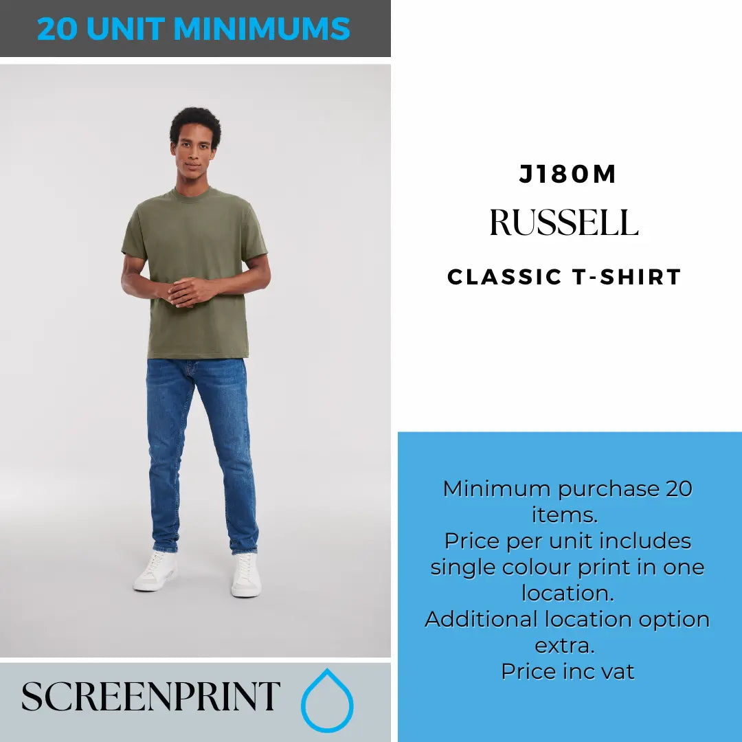 J180M Russell Classic T-shirt.